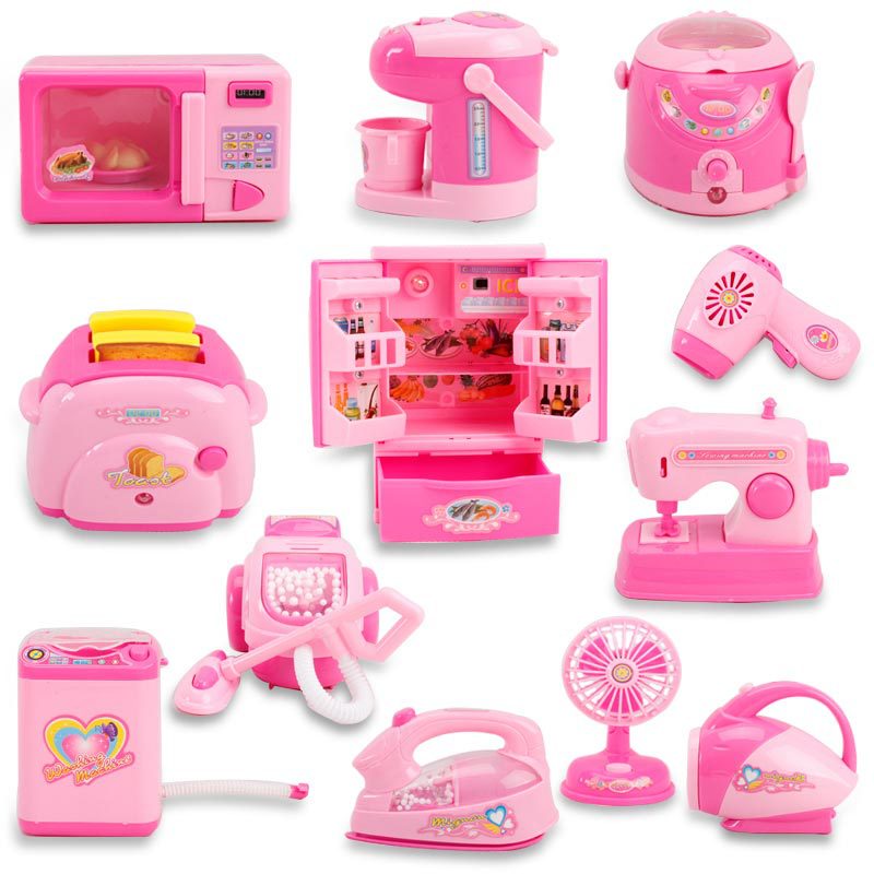 Mini Household Appliances Kitchen Toys Children Pretend Play