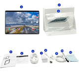 10.1 inch Tablet PC Android 8.0 For Google Play 2.5D Tempered Glass Screen Octa Core SIM 3G 4G LTE WIFI GPS RAM 6GB 64GB Tablet