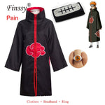 2019 Hot Sale Funny Anime Naruto Uchiha Itachi/Akatsuki Cosplay Halloween Christmas Party Costume Cloak Cape