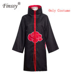 2019 Hot Sale Funny Anime Naruto Uchiha Itachi/Akatsuki Cosplay Halloween Christmas Party Costume Cloak Cape