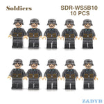 Military Sets WW2 Soldiers Army Accessories USA Weapons Guns Figures Soviet Model Building block brick Legoed Children Gift Toy