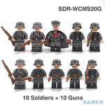 Military Sets WW2 Soldiers Army Accessories USA Weapons Guns Figures Soviet Model Building block brick Legoed Children Gift Toy