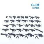 56PCS Marines Soldiers Assault Boat Military Sets Army Figures Weapon Gun SWAT War Building Block Brick legoed Toys For Children
