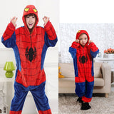 Animals Kigurumi Unicorn Costume Adult Girl kids Unicorn Onesie Flannel Spiderman Women Anime Jumpsuit Disguise Onepiece Suit