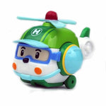 Buy 3 get 5% Robocar Poli Action Figures kids Toys Robot Poli Roy Haley Anime Metal Action Figure Toy Car for Kids Birthday Gift