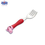 Peppa Pig Children's Tableware Spoon Fork Spoon Set Dining Lunch George Peppa Pig Party Toys Free Delivery