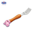 Peppa Pig Children's Tableware Spoon Fork Spoon Set Dining Lunch George Peppa Pig Party Toys Free Delivery