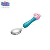 Peppa Pig Children's Tableware Spoon Fork Spoon Set Dining Lunch George Peppa Pig Party Toys Free Delivery