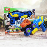 6pcs 6 styles High-quality Children's Day Gift Toy Dinosaur Model Mini Toy Car Back Of The Car Gift Truck Hobby