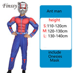 Spiderman Superman Iron Man Cosplay Costume for Boys Carnival Halloween Costume for Kids Star Wars Deadpool Thor Ant man Panther