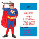 Spiderman Superman Iron Man Cosplay Costume for Boys Carnival Halloween Costume for Kids Star Wars Deadpool Thor Ant man Panther