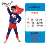 Spiderman Superman Iron Man Cosplay Costume for Boys Carnival Halloween Costume for Kids Star Wars Deadpool Thor Ant man Panther