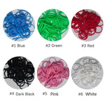 1800pcs Rubber Loom Bands DIY Toys For Children Set Kid Lacing Rainbow Bracelet Silicone Rubber Bands Elastic Weave Girl Gifts