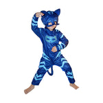 Kids Anime Night Little Hero In Pajamas Costume Infant Boys Girls Heroes In Pijama Jumpsuit Cloak Mask For Halloween Party