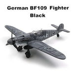 WW2 German Fighter BF109 Model Airplane 6 Pcs Diy Kit Model Airplane Educational Toys Armas Blocks Juguetes Educativos Kids Gift