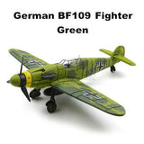 WW2 German Fighter BF109 Model Airplane 6 Pcs Diy Kit Model Airplane Educational Toys Armas Blocks Juguetes Educativos Kids Gift