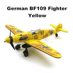 WW2 German Fighter BF109 Model Airplane 6 Pcs Diy Kit Model Airplane Educational Toys Armas Blocks Juguetes Educativos Kids Gift