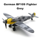 WW2 German Fighter BF109 Model Airplane 6 Pcs Diy Kit Model Airplane Educational Toys Armas Blocks Juguetes Educativos Kids Gift