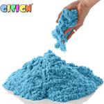 100g Dynamic Sand Toys Magic Clay Colored Soft Slime Space Sand Supplies Play Sand Model Tools Antistress Toys for Kid