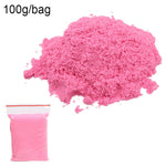 100g Dynamic Sand Toys Magic Clay Colored Soft Slime Space Sand Supplies Play Sand Model Tools Antistress Toys for Kid