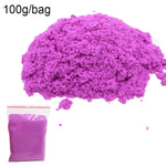 100g Dynamic Sand Toys Magic Clay Colored Soft Slime Space Sand Supplies Play Sand Model Tools Antistress Toys for Kid