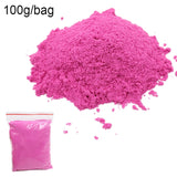 100g Dynamic Sand Toys Magic Clay Colored Soft Slime Space Sand Supplies Play Sand Model Tools Antistress Toys for Kid