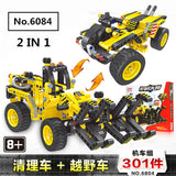 720pcs 2in1 Compatible Brand Technic Excavator Model Building Blocks Brick Without Motors Set City Kids Toys for children Gift