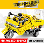 720pcs 2in1 Compatible Brand Technic Excavator Model Building Blocks Brick Without Motors Set City Kids Toys for children Gift