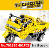 720pcs 2in1 Compatible Brand Technic Excavator Model Building Blocks Brick Without Motors Set City Kids Toys for children Gift