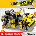 720pcs 2in1 Compatible Brand Technic Excavator Model Building Blocks Brick Without Motors Set City Kids Toys for children Gift