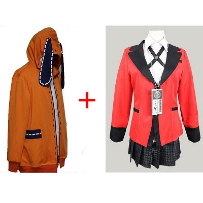 Anime Kakegurui Cosplay Yomotsuki Runa Cosplay Costume Coat Jk School  Uniform