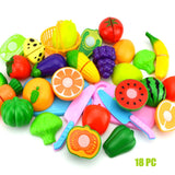 2019 Pretend Play Plastic Food Toy Cutting Fruit Vegetable Food Pretend Play Children For Children Play House Kids Birthday Gift