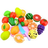 2019 Pretend Play Plastic Food Toy Cutting Fruit Vegetable Food Pretend Play Children For Children Play House Kids Birthday Gift