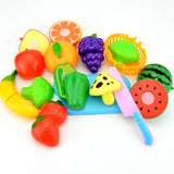 2019 Pretend Play Plastic Food Toy Cutting Fruit Vegetable Food Pretend Play Children For Children Play House Kids Birthday Gift
