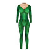 VIP FASHION Mystique Marvel Hero Anime Aquaman Wife Mera Cosplay Deadpool Sexy Costume Carnival Halloween Costumes  For Adult