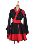 Customized Anime Naruto Cosplay Costume Uzumaki Naruto Lolita Clothes Uchiha Sasuke Kimono Dress Akatsuki Lolita Dress Women 019