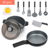 44 Pieces Children Mini Kitchen Toy Cookware Pot Pan Kids Pretend Cook Play Toy Simulation Kitchen Utensils Toys Children Gift