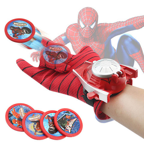 5 Styles PVC 24cm Batman Glove Action Figure Spiderman Launcher Toy Kids Suitable Spider Man Cosplay Toys