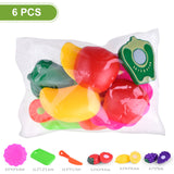 1 Set Children Kids Girl Role Play Toy Simulation Fruit Vegetables Gift Fun Game AN88