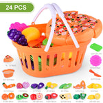 1 Set Children Kids Girl Role Play Toy Simulation Fruit Vegetables Gift Fun Game AN88