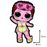 Cartoon patches Women Fashion LoL doll Girls Lovely  Fashion boy doll embroidery patch DIY Garment Decoration Sequins Cloth