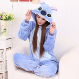 Adult Pikachu Kigurumi Onesie Women Animal Costume Fancy Soft Anime stitch Cosplay Onepiece women men unisex Winter Jumpsuit