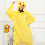 Adult Pikachu Kigurumi Onesie Women Animal Costume Fancy Soft Anime stitch Cosplay Onepiece women men unisex Winter Jumpsuit