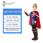 King Costume Halloween Cosplay Children Anime Kid Prince Costume for Children Christmas Boys Fantasia European Royalty Clothing