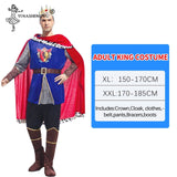 King Costume Halloween Cosplay Children Anime Kid Prince Costume for Children Christmas Boys Fantasia European Royalty Clothing