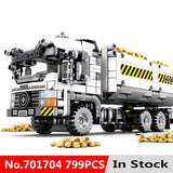 720pcs 2in1 Compatible Brand Technic Excavator Model Building Blocks Brick Without Motors Set City Kids Toys for children Gift