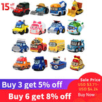 Buy 3 get 5% Robocar Poli Action Figures kids Toys Robot Poli Roy Haley Anime Metal Action Figure Toy Car for Kids Birthday Gift