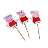 Peppa Pig Birthday Party Sets Anime Figure Party Decoration Supplies Cup Hat Spoon Activity Event Kids Birthday Gifts 2P28