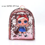 LOL dolls SURPRISE mochila bag Children's School Cute Bag plecak 3d Bag Cartoon Print Cute Anime kids Backpack Kindergarten