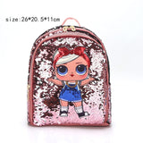 LOL dolls SURPRISE mochila bag Children's School Cute Bag plecak 3d Bag Cartoon Print Cute Anime kids Backpack Kindergarten